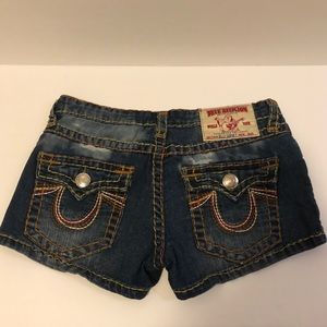 SOLD True Religion shorts, moderate wear, size 26